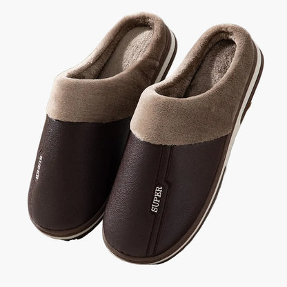 Herren Hausschuhe Komfort Slipper für Winter – Gepolstert und Warm, Ideal für Zuhause