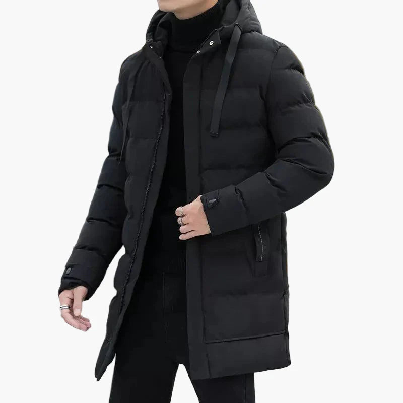 Herren Winter Steppmantel – Eleganter, warmer Outdoor-Parka für kalte Tage