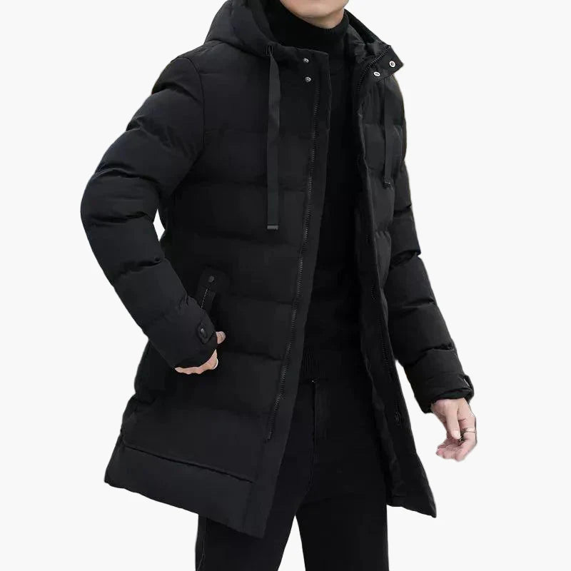 Herren Winter Steppmantel – Eleganter, warmer Outdoor-Parka für kalte Tage
