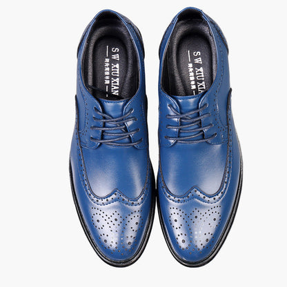 Herren Business Oxford Schuhe Klassisch Brogue Eleganz für Anzug & Büro