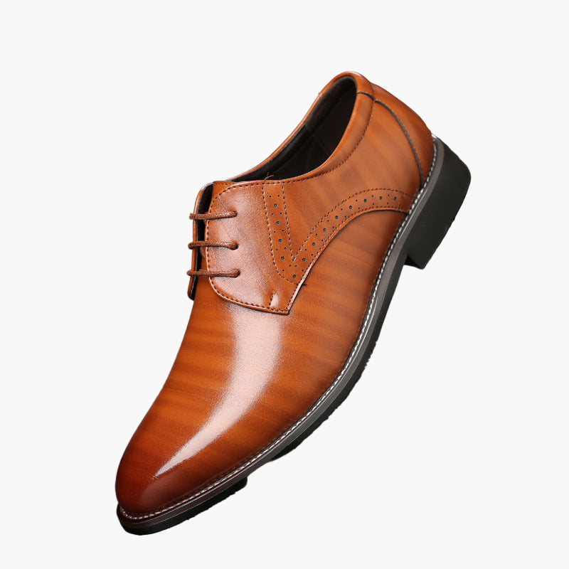 Elegante Herren Business Schuhe – Klassische Derby Schnürschuhe für Büro & festliche Anlässe